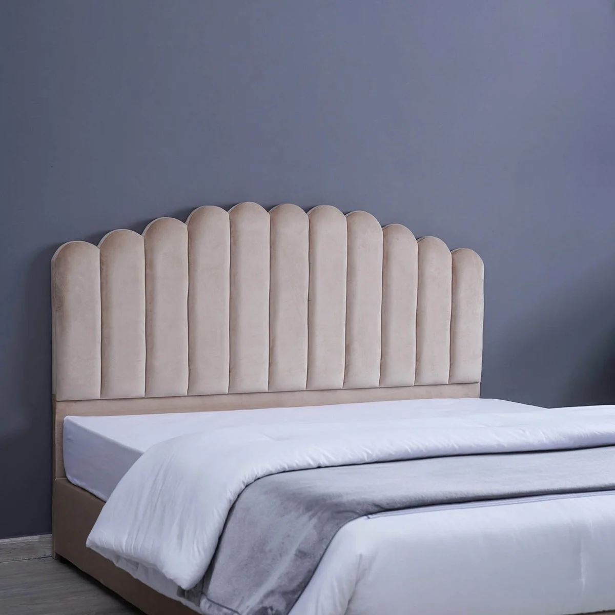 ariel scalloped velvet platform bed ariel scalloped velvet platform bed