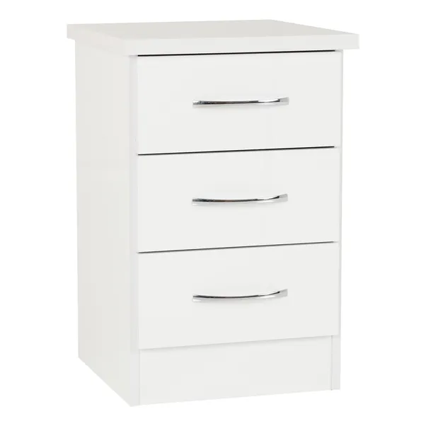 rukn nevada 3 drawer bedside table rukn nevada 3 drawer bedside table