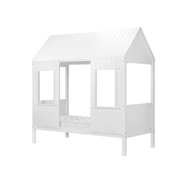 rukn kids treehouse bed, white rukn kids treehouse bed, white