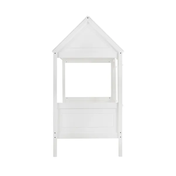 rukn kids treehouse bed, white rukn kids treehouse bed, white