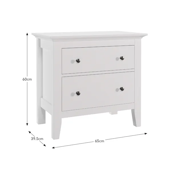 rukn lynton 2 drawer wide bedside table rukn lynton 2 drawer wide bedside table