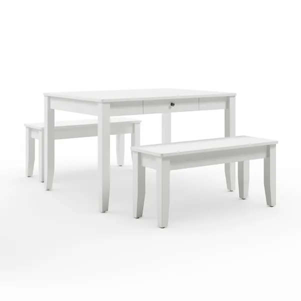 rukn lynton 4 seater dining table and bench set rukn lynton 4 seater dining table and bench set