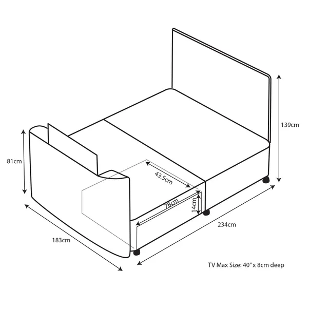 venice motorized tv bed venice motorized tv bed