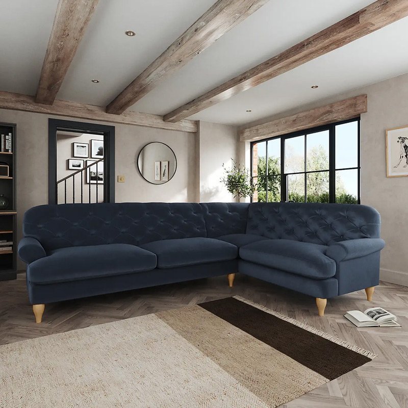 ivory grace chesterfield sectional ivory grace chesterfield sectional