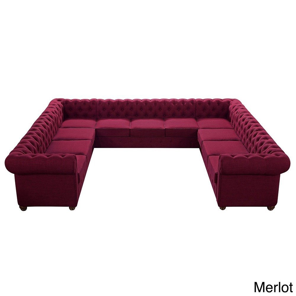 sterling manor chesterfield u sectional sterling manor chesterfield u sectional