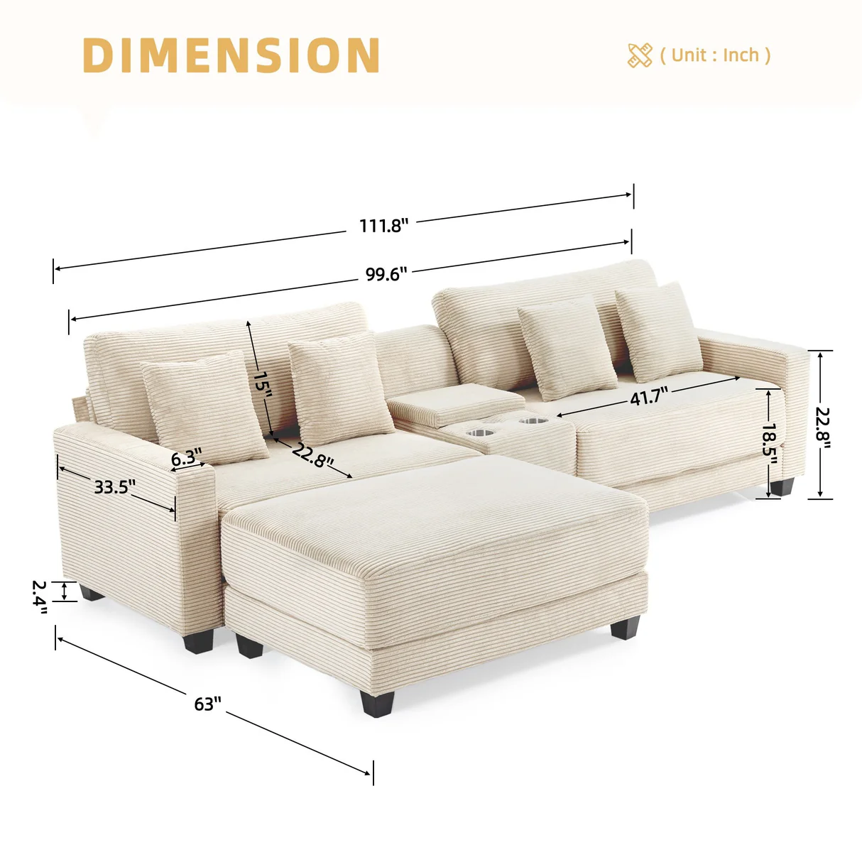 azure oasis recline sofa