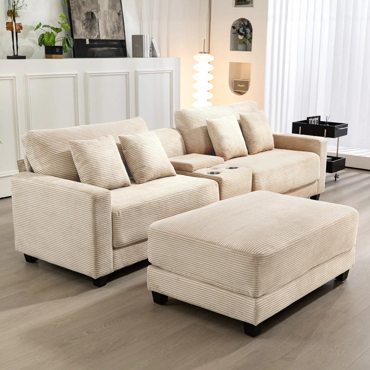 azure oasis recline sofa